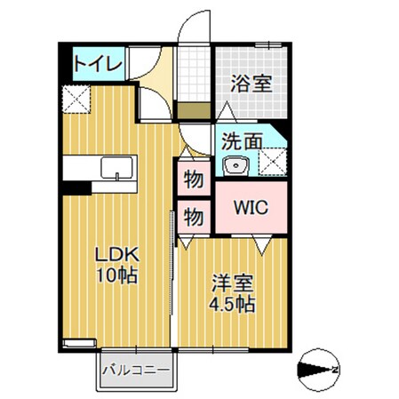 にゅうまごびれっじ E棟の物件間取画像